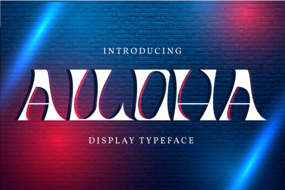 Alloha: A Modern Display Font for Web Design