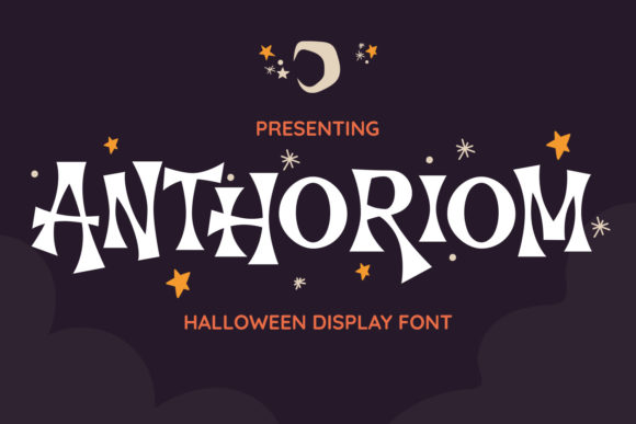 Anthuriom: A Spooky Display Font for Editorial Design