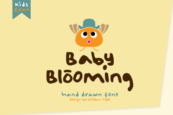 Baby Blooming: A Playful Display Font for Your Brand