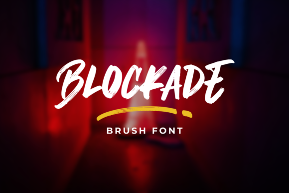 Blockade: A Bold Display Font for Business Branding