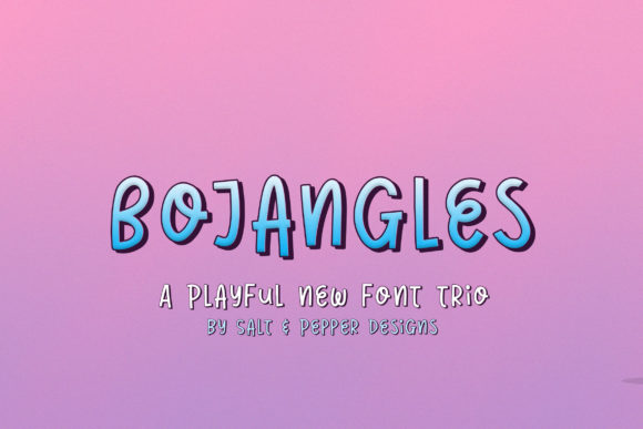 Bojangles: A Playful Display Font for Brand Identity