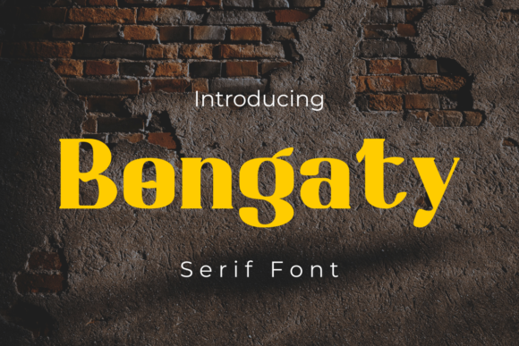 Bongaty: A Bold Display Font for Editorial Impact