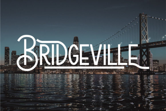 Bridgeville: A Distinct Display Font for Crafters