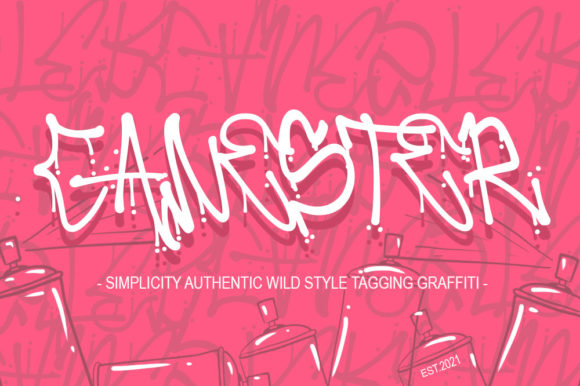Canester: A Creepy Graffiti Display Font for Bold Branding