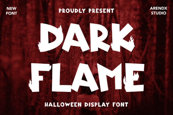Dark Flame: The Bold Display Font for Campaigns