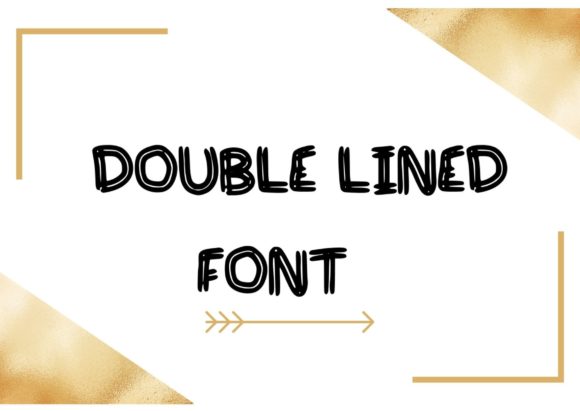 Double Lined: A Friendly Display Font for Web Design