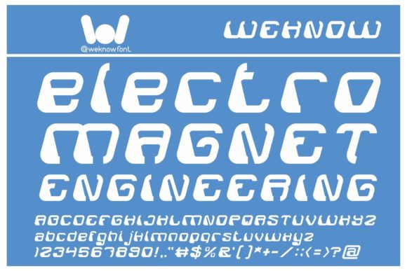 Electro Magnet: A Bold Display Font for Editorial Design