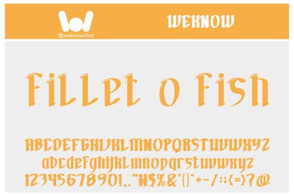 Fillet O Fish: A Bold Display Font for Makers