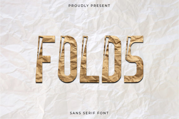 Folds: A Cool Display Font for Your Brand