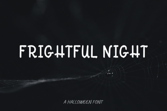Frightful Night: A Spooky Display Font for Editors