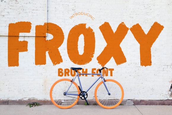 Froxy: A Bold Display Font for Campaigns