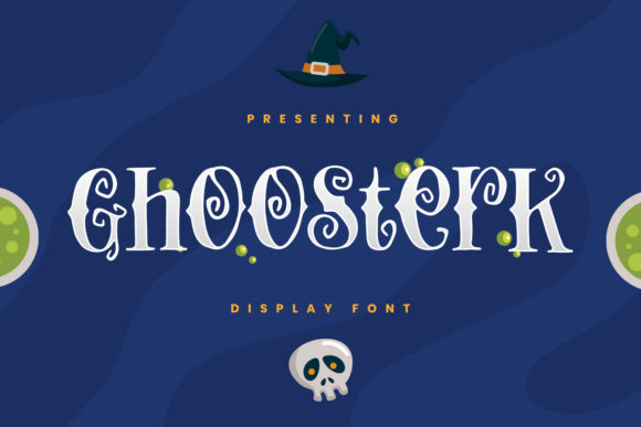 Ghoosterk: A Spooky Display Font for Your Brand