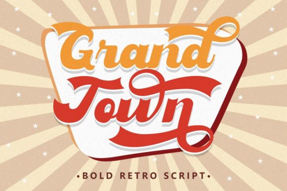 Grandtown: A Bold Display Font for Editorial Impact