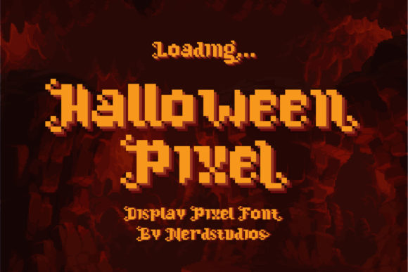 Halloween Pixel: A Spooky Modern Display Font