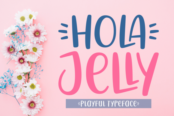 Hola Jelly: A Playful Display Font for Brand Identity
