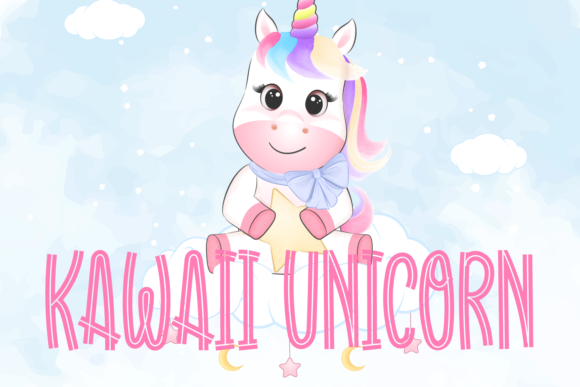 Kawaii Unicorn: A Playful Display Font for Web Design