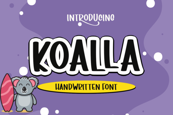 Koalla: A Playful Display Font for Crafters