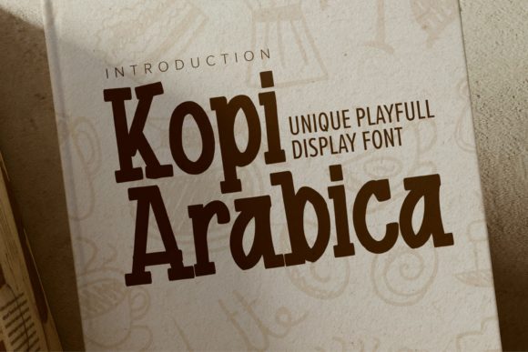 Kopi Arabica: A Playful Display Font for Campaigns