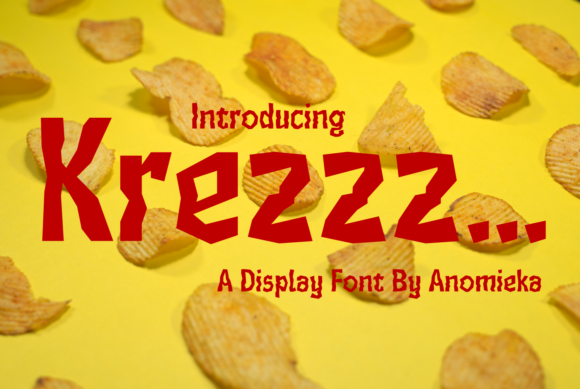 Krezzz: A Playful Display Font for Spooky Branding