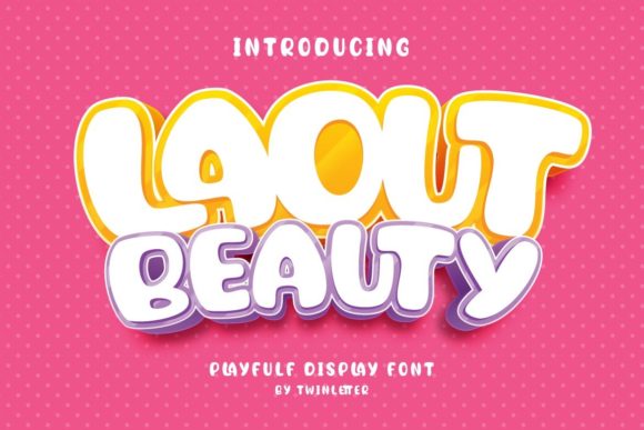 Laout Beauty: A Playful Display Font for Marketers