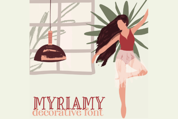 Myriamy: A Whimsical Display Font for Web Design
