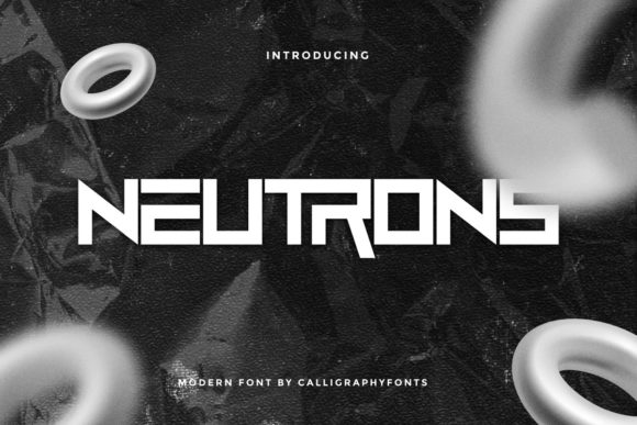 Neutrons: A Bold Display Font for Crafters