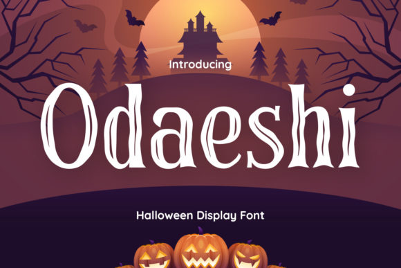 Odaeshi: A Spooky Display Font for Web Design