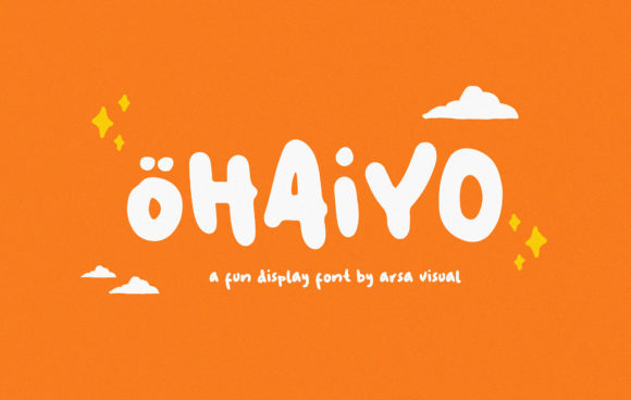 Ohaiyo: A Playful Display Font for Web Design