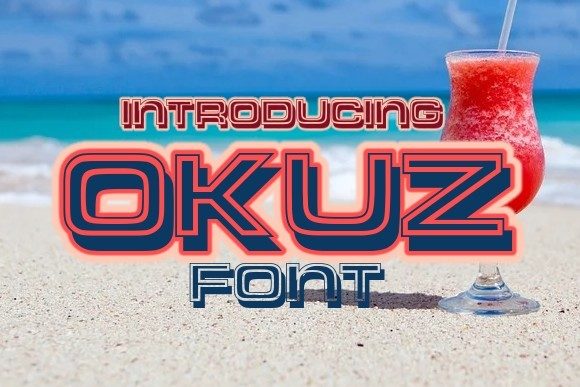Okuz: A Bold Display Font for Your Brand
