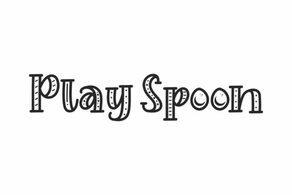 Play Spoon: A Fun Display Font for Marketers