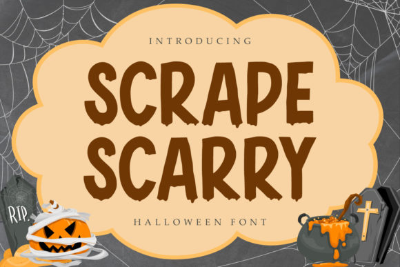 Scrape Scarry: A Spooky Display Font for Makers