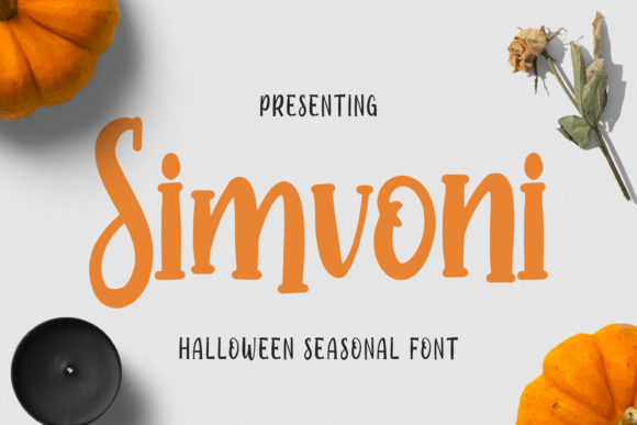 Simvoni: A Trendy Display Font for Editorial Design
