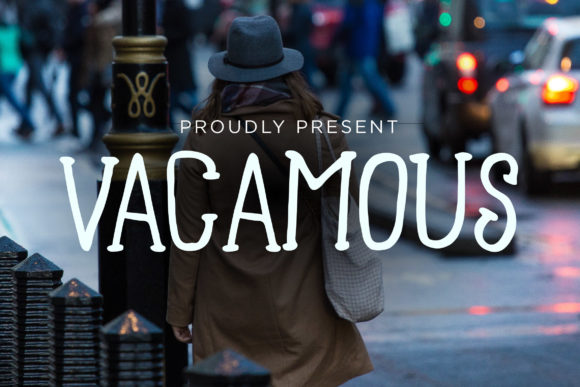 Vacamous: A Friendly Display Font for Campaigns