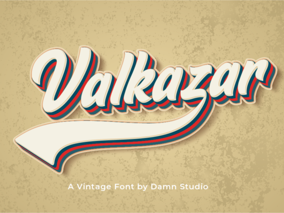 Valkazar: A Retro Display Font for Bold Web Headlines