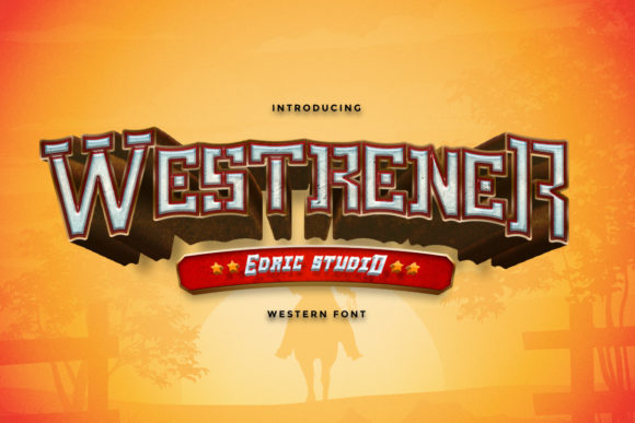 Westrener: A Bold Display Font for Crafters